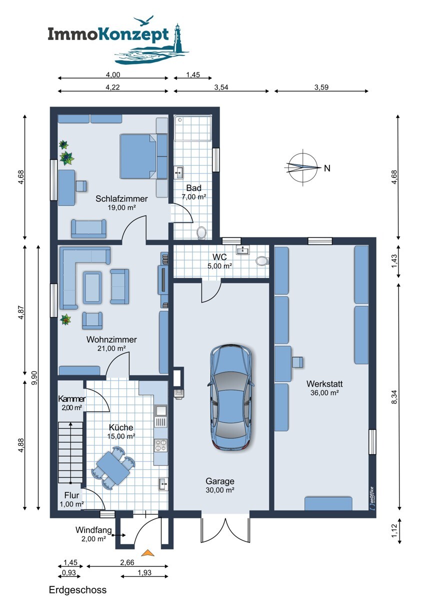 Grundriss Erdgeschoss 