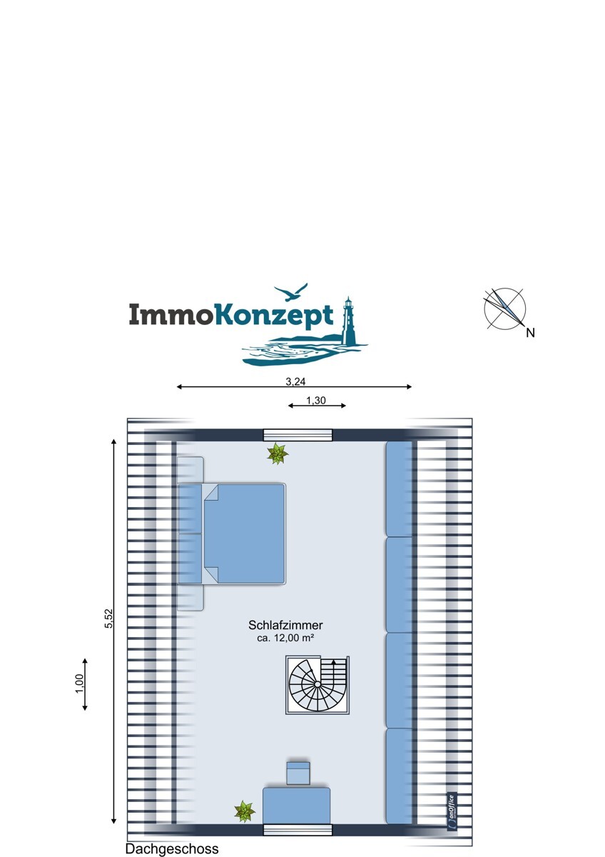 Grundriss Dachgeschoss