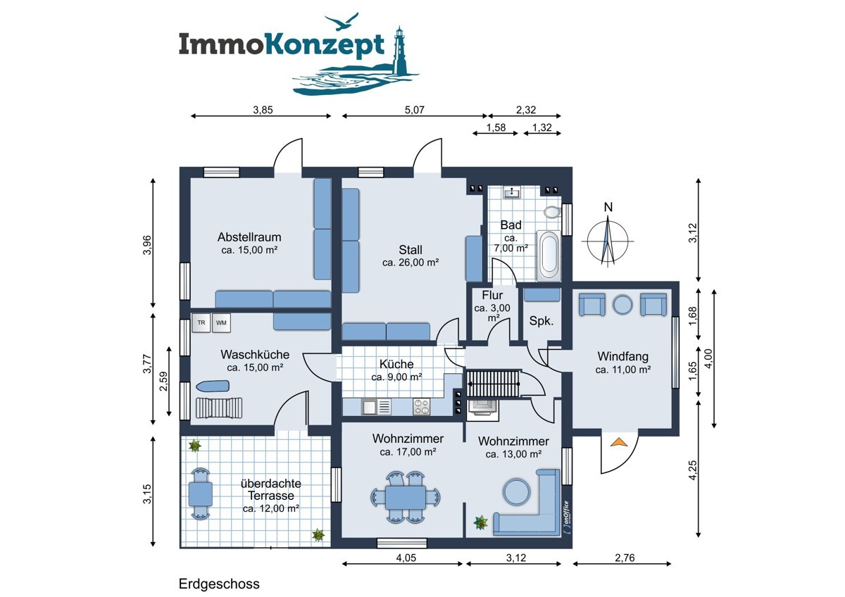 Grundriss Erdgeschoss