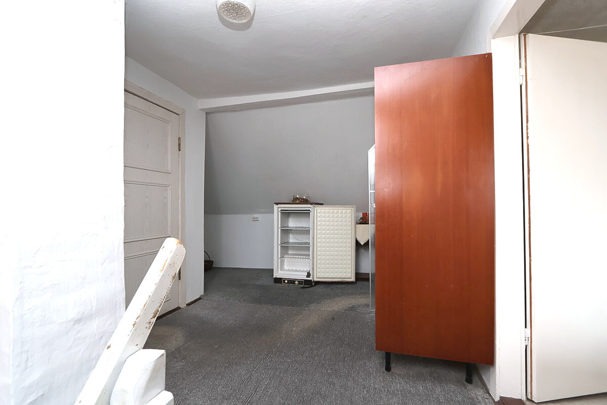 Hinauf ins Dachgeschoss