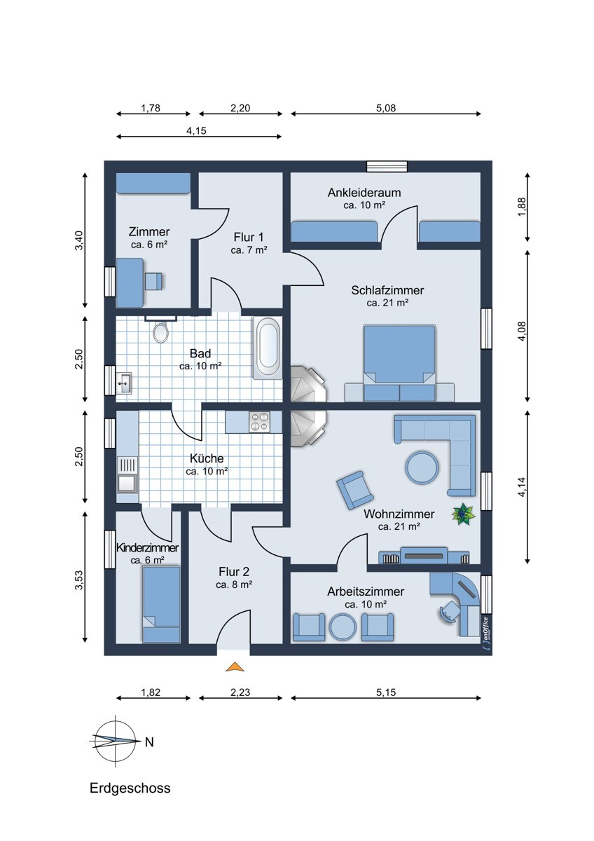 Grundriss Erdgeschoss