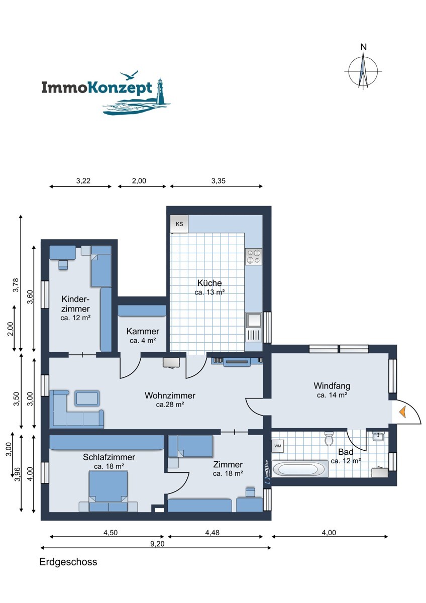 Grundriss EG links