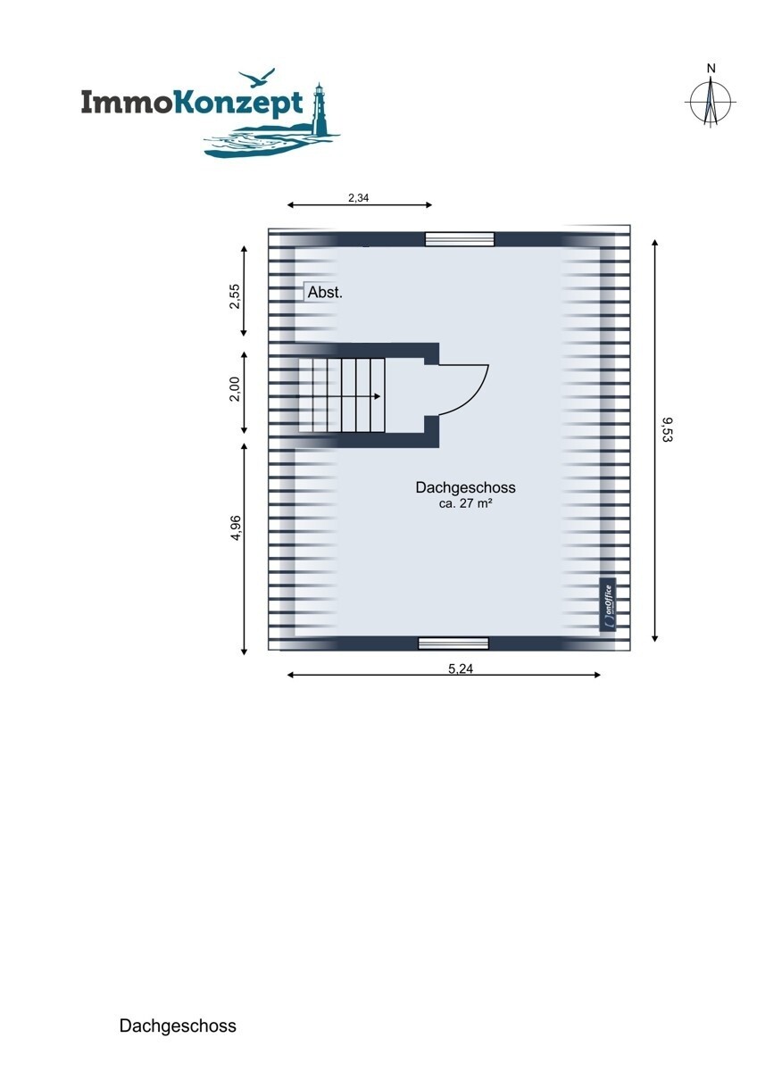Grundriss Dachgeschoss