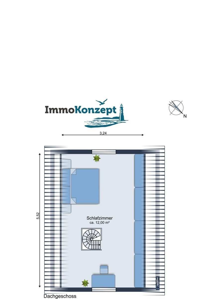 Grundriss Dachgeschoss