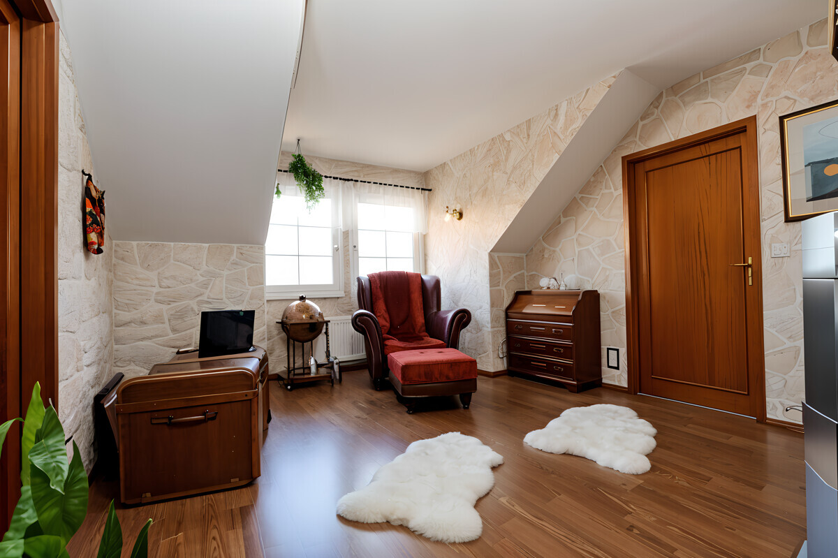 Zimmer im Dachgeschoss