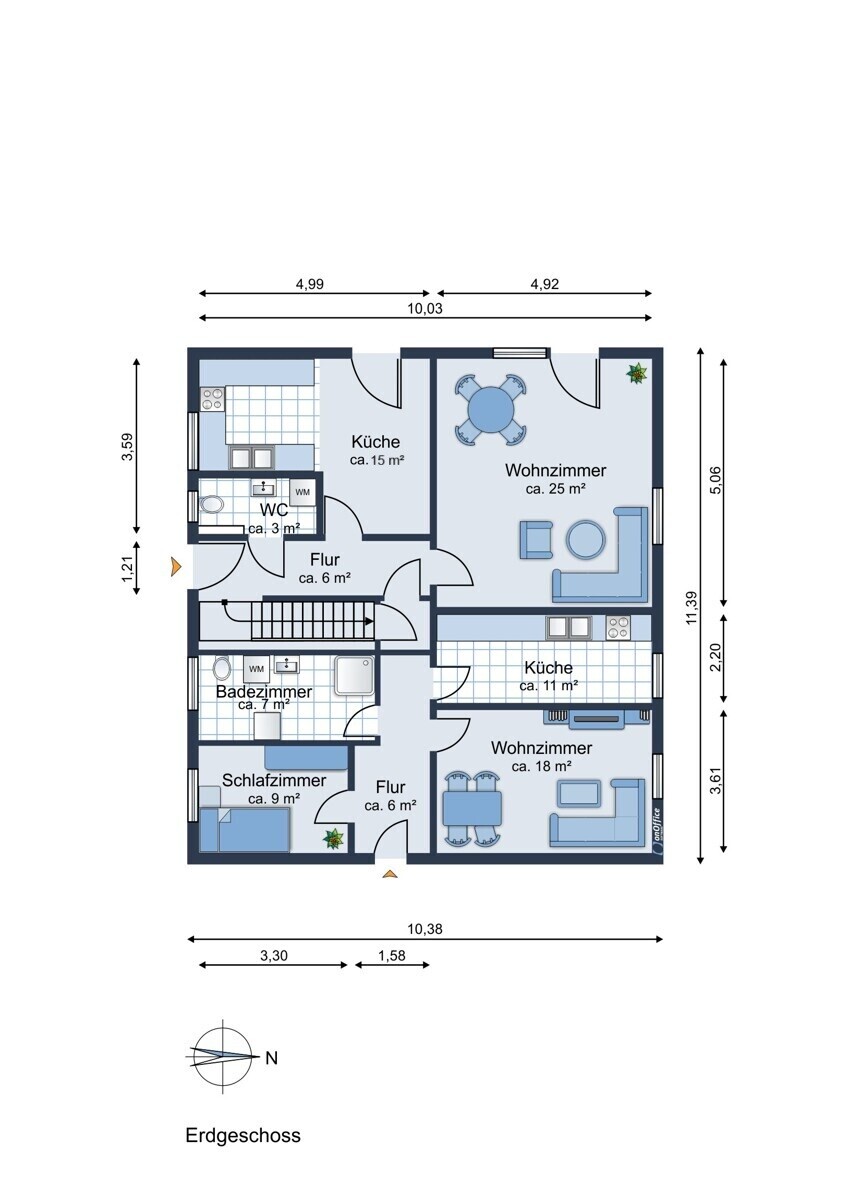 Grundriss Erdgeschoss