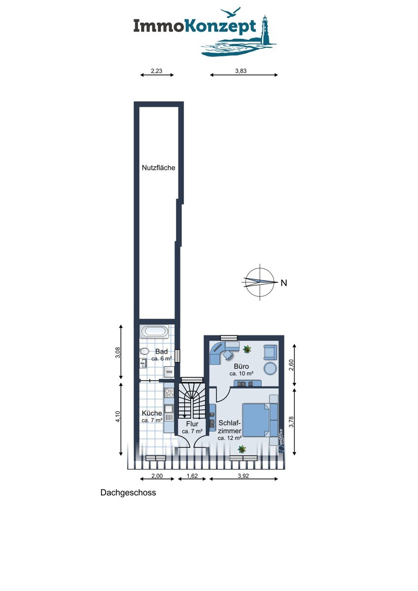 Grundriss Dachgeschoss