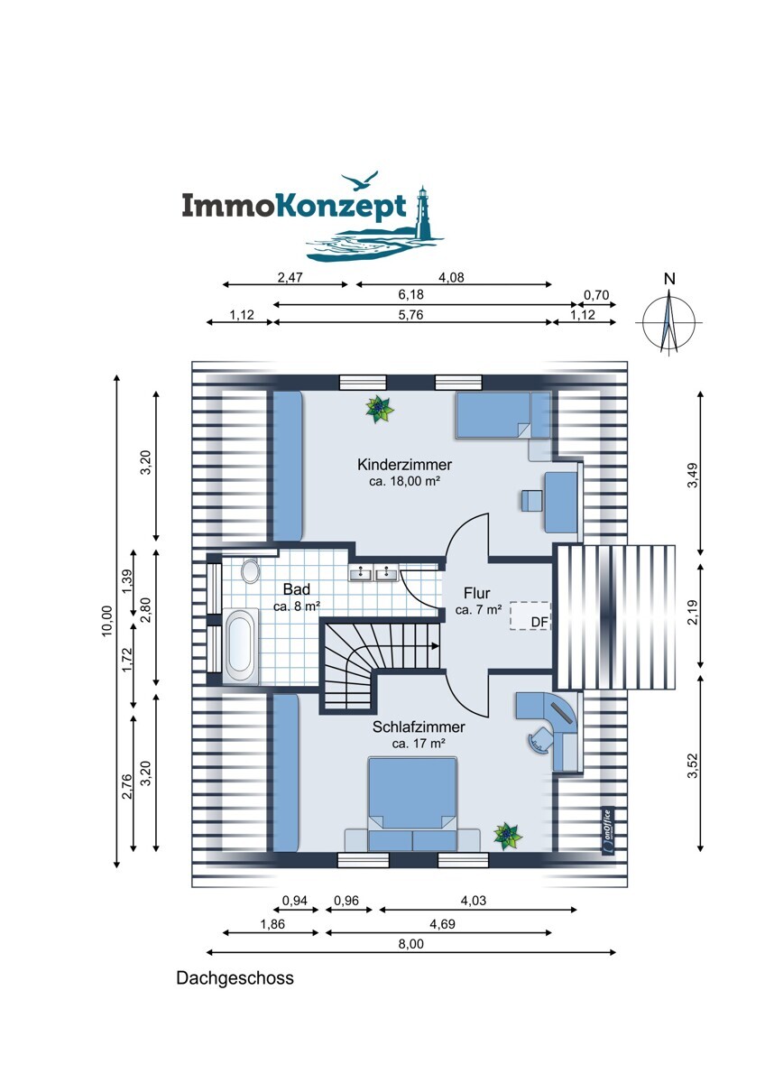 Grundriss Dachgeschoss
