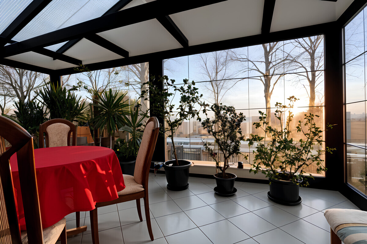 lichtdurchfluteten und beheizten