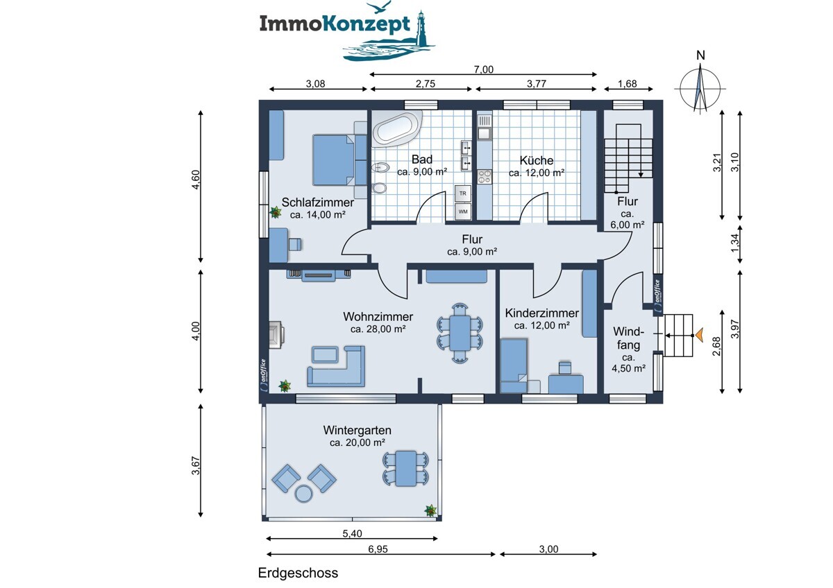 Grundriss Erdgeschoss