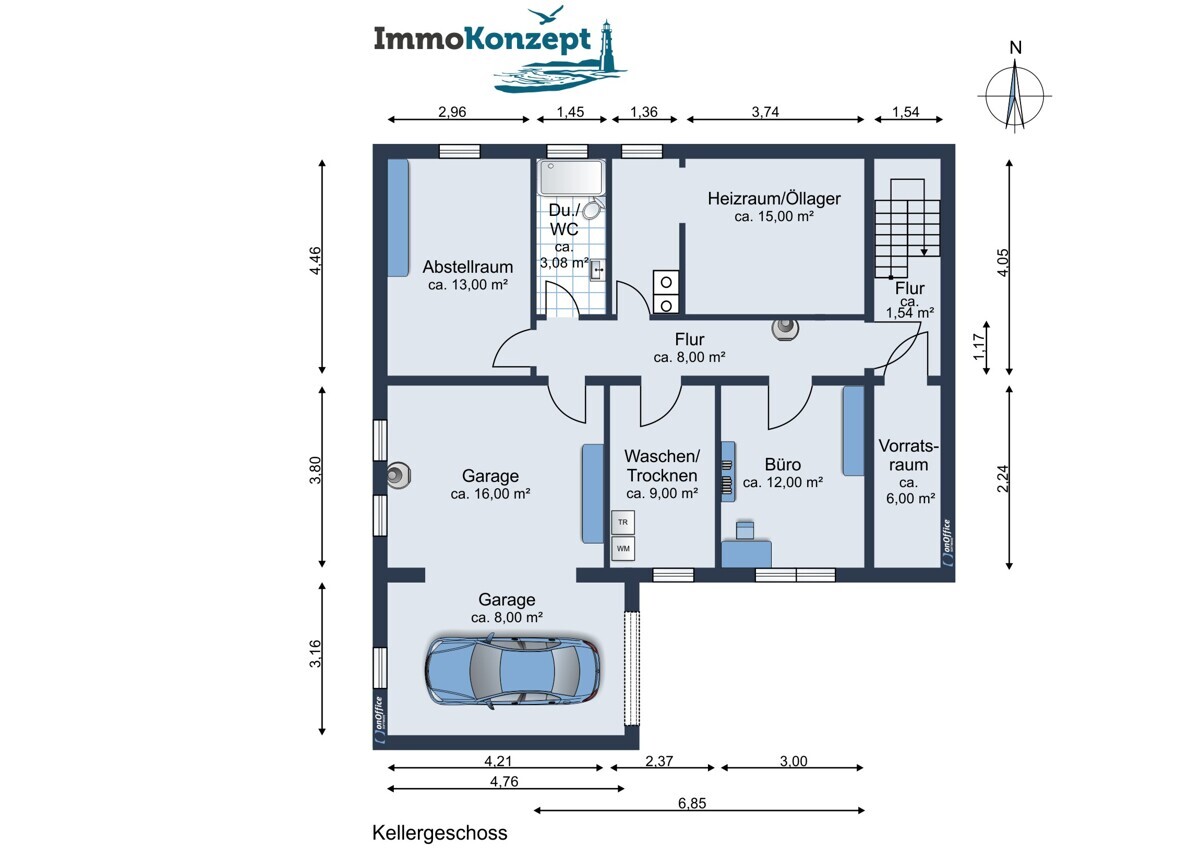 Grundriss Kellergeschoss