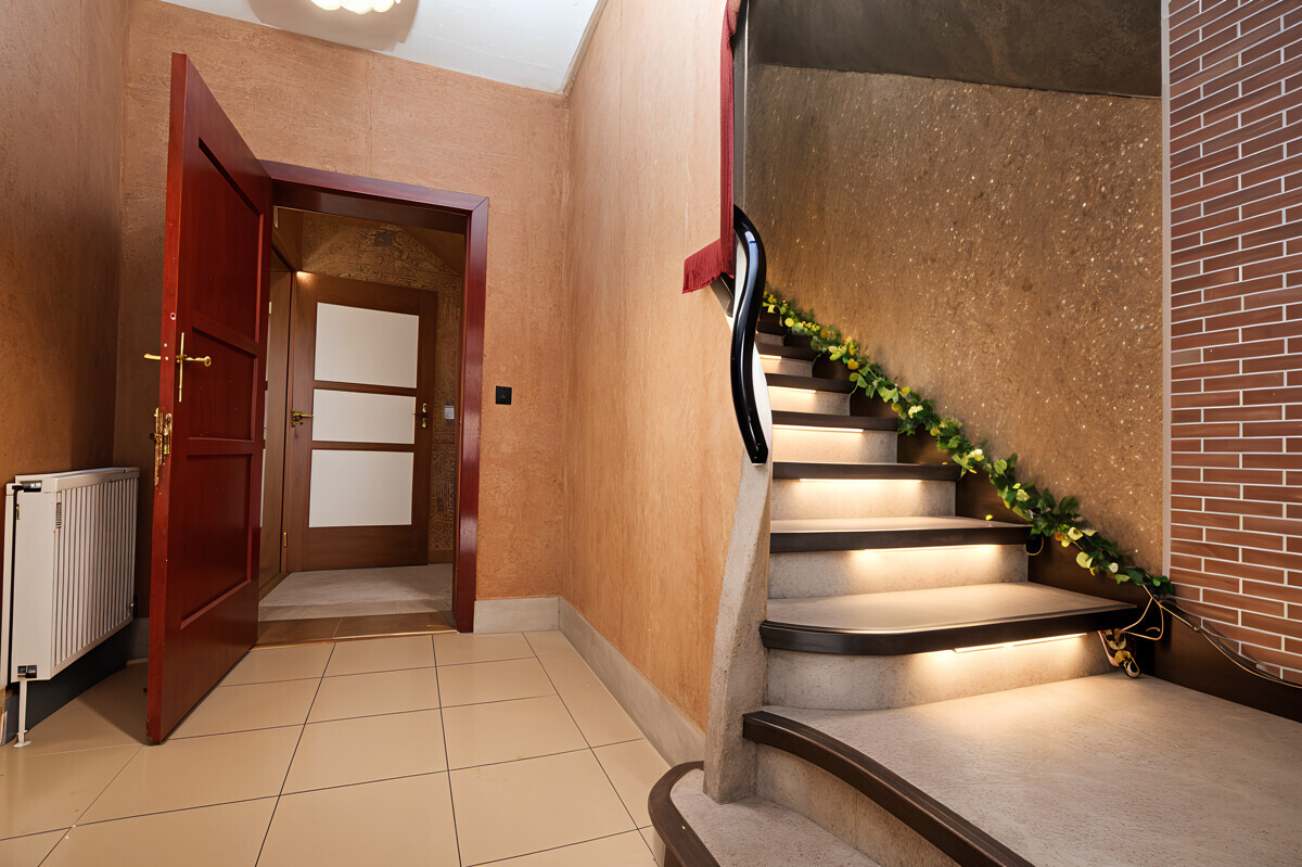 in den zentralen Flurbereich