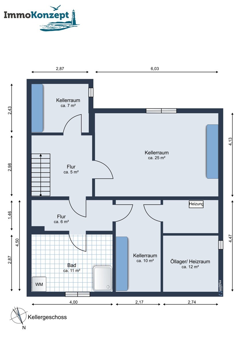 Grundriss Kellergeschoss
