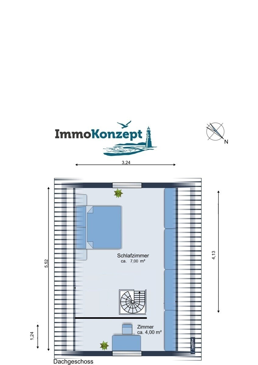 Grundriss Dachgeschoss