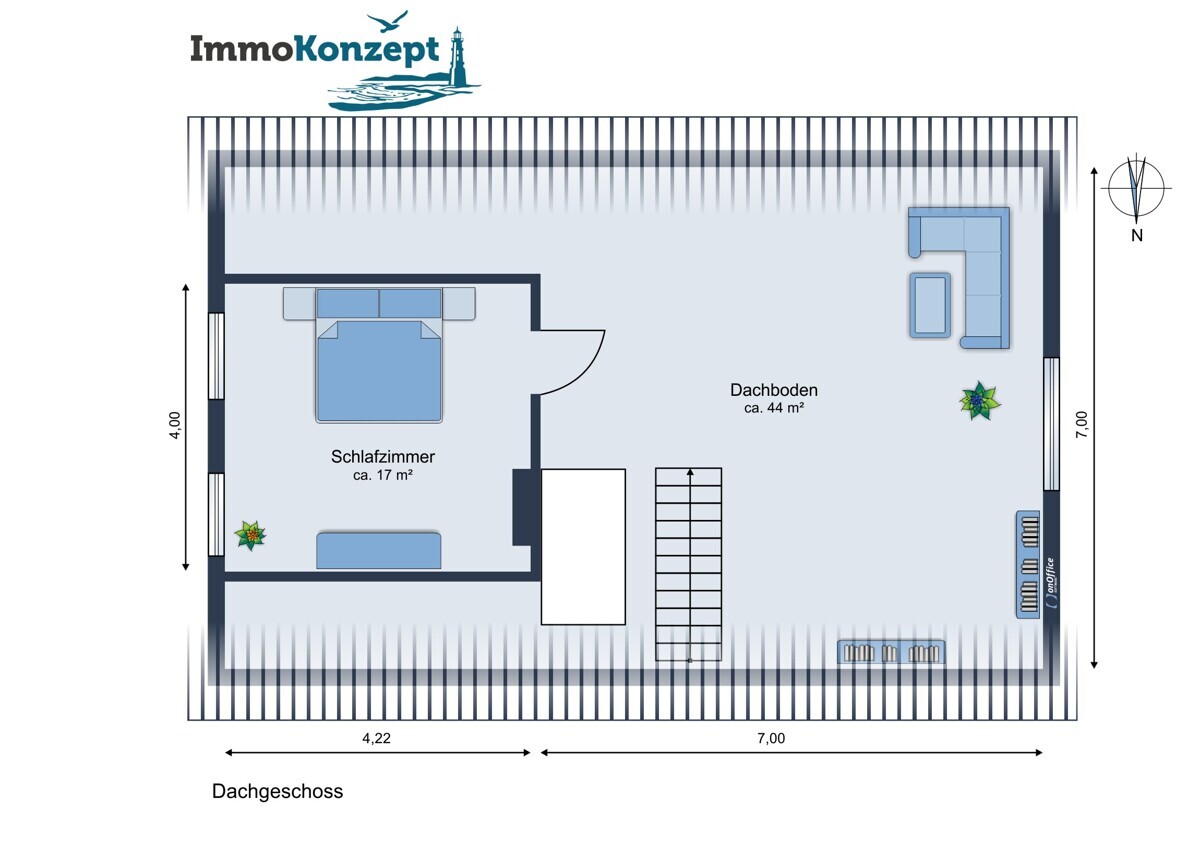 Grundriss Dachgeschoss