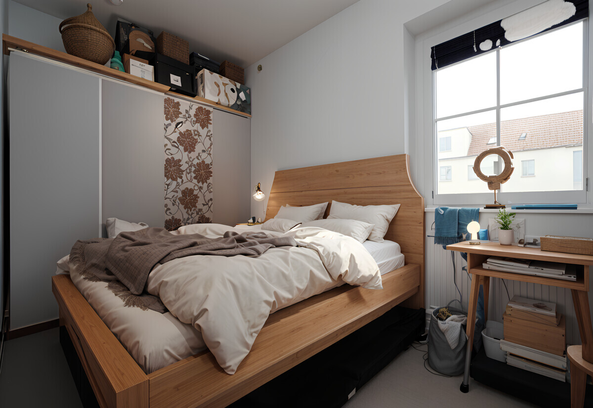 Das ruhige Schlafzimmer