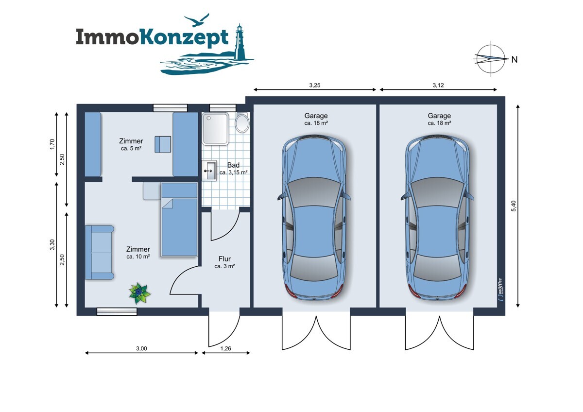 Grundriss Bungalow