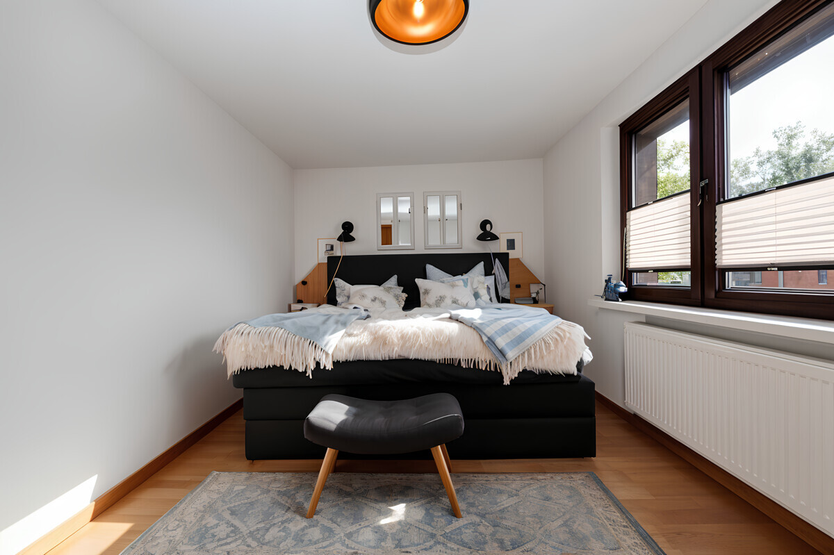 ruhigen Schlafzimmer