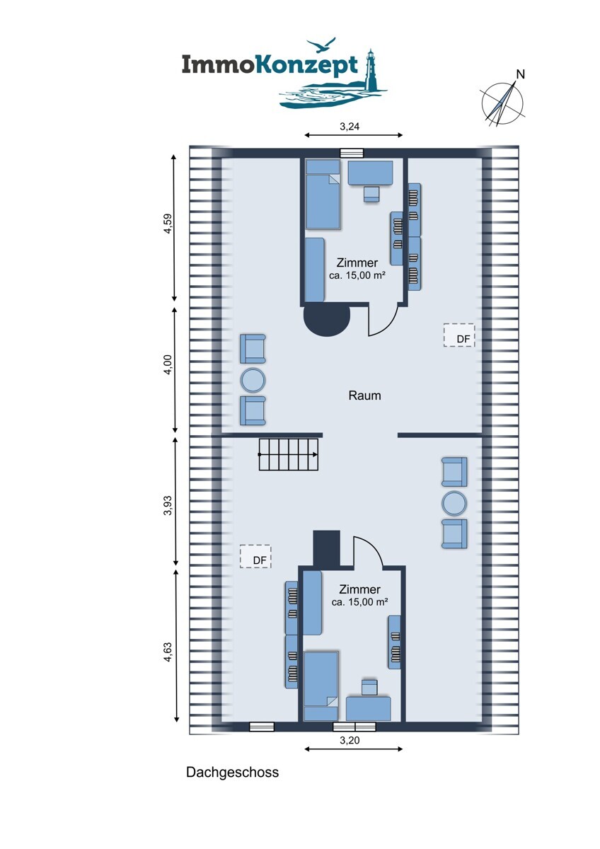 Grundriss Dachgeschoss