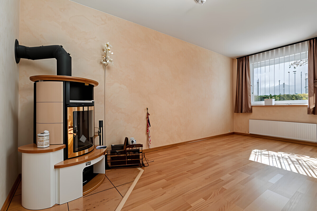 mit einem Kamin
