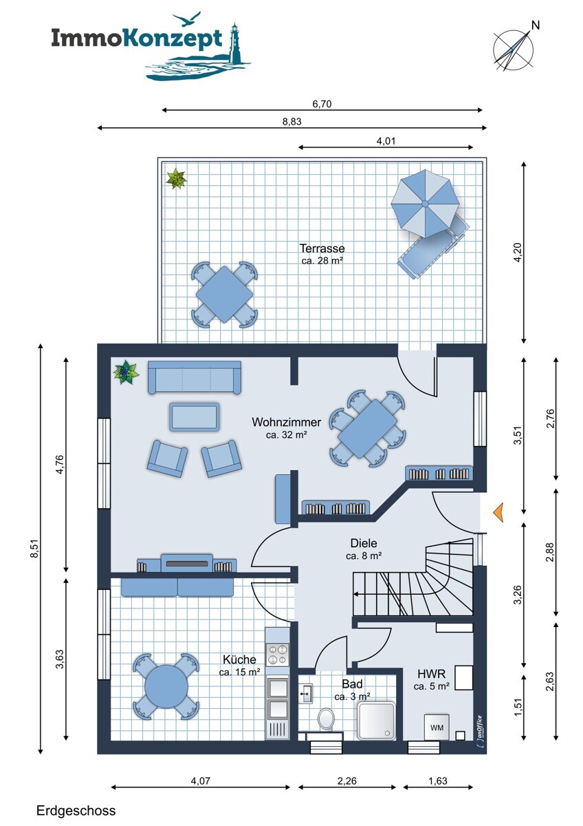 Grundriss Erdgeschoss