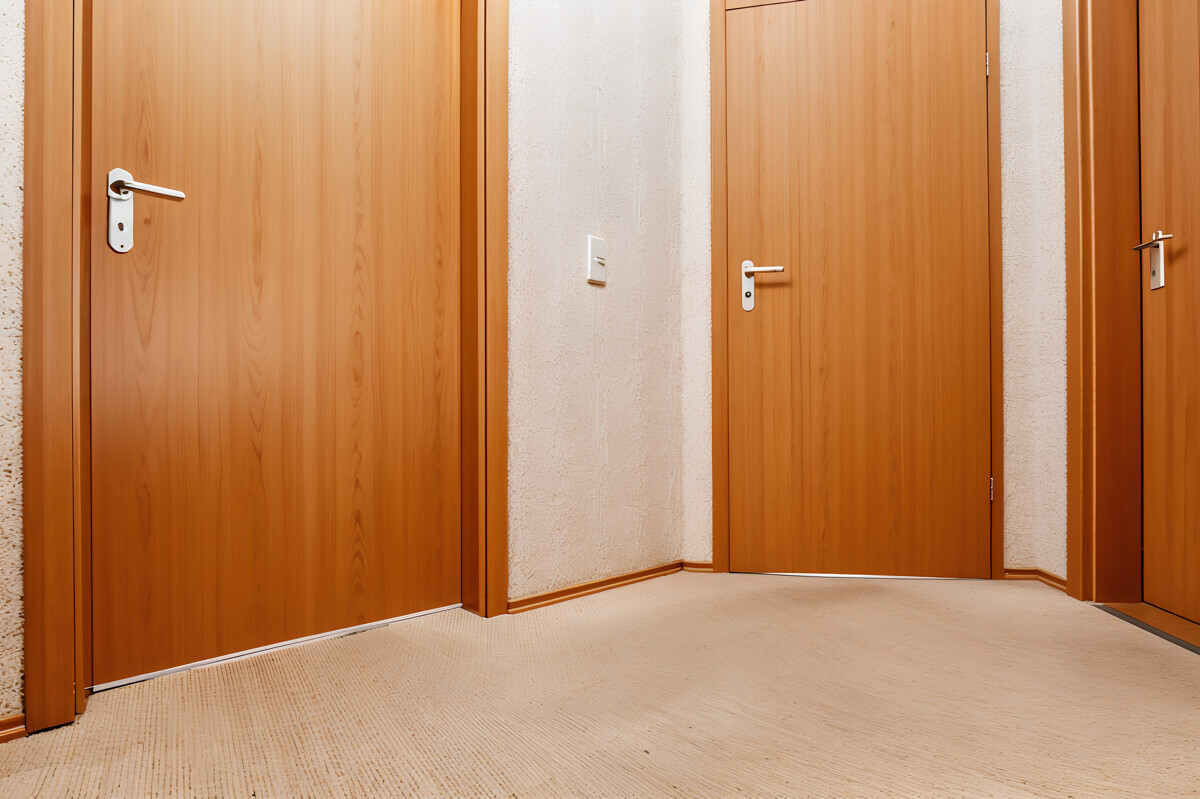 Der zentrale Flurbereich im Dachgeschoss
