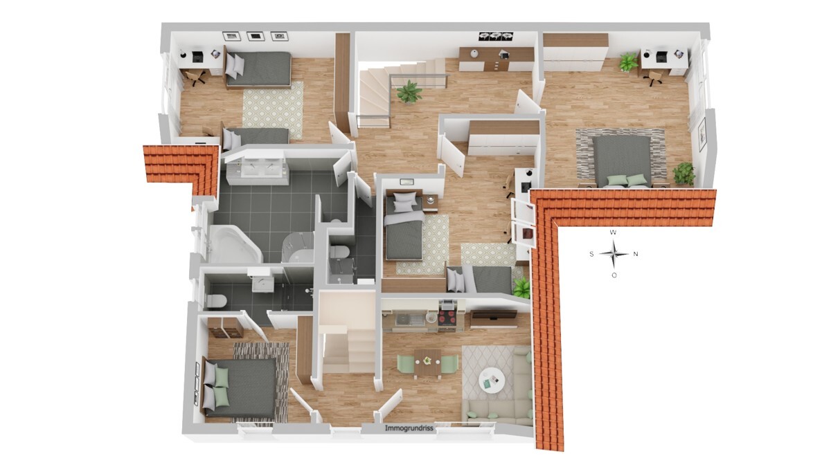 Grundriss DG 3D