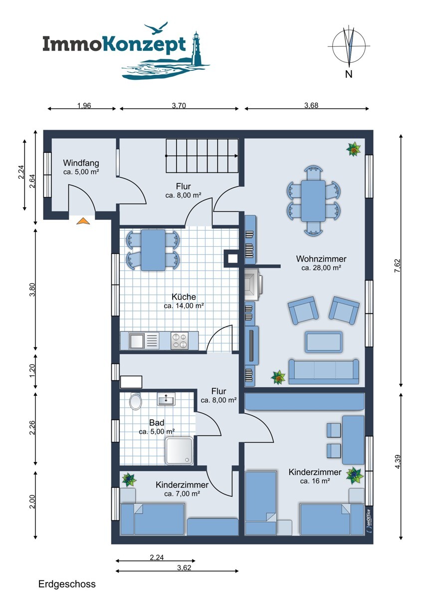 Grundriss Erdgeschoss