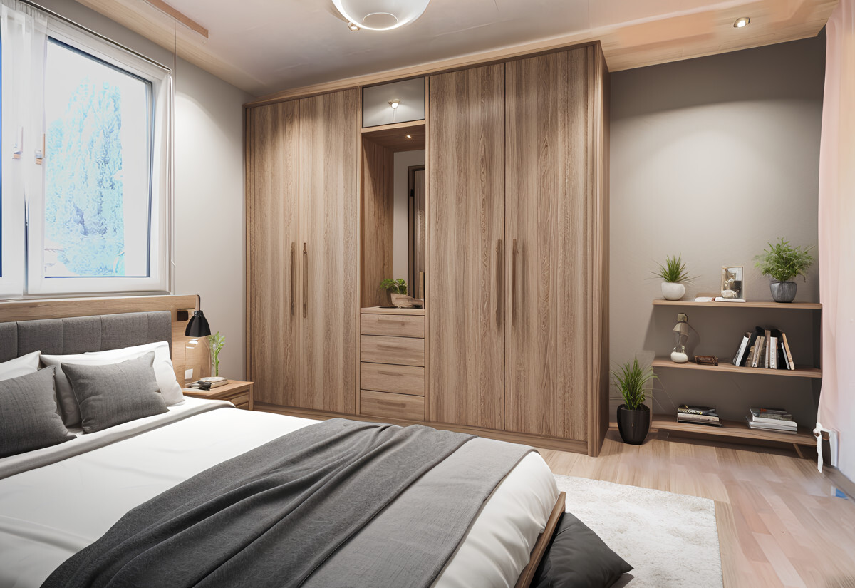 Das ruhige Schlafzimmer