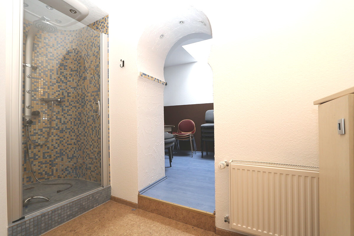 Die praktische Dusche
