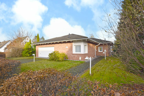 Der Bungalow wurde durch die renommierte Firma WeberHaus errichtet