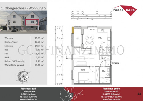 1. Obergeschoss - Wohnung 5