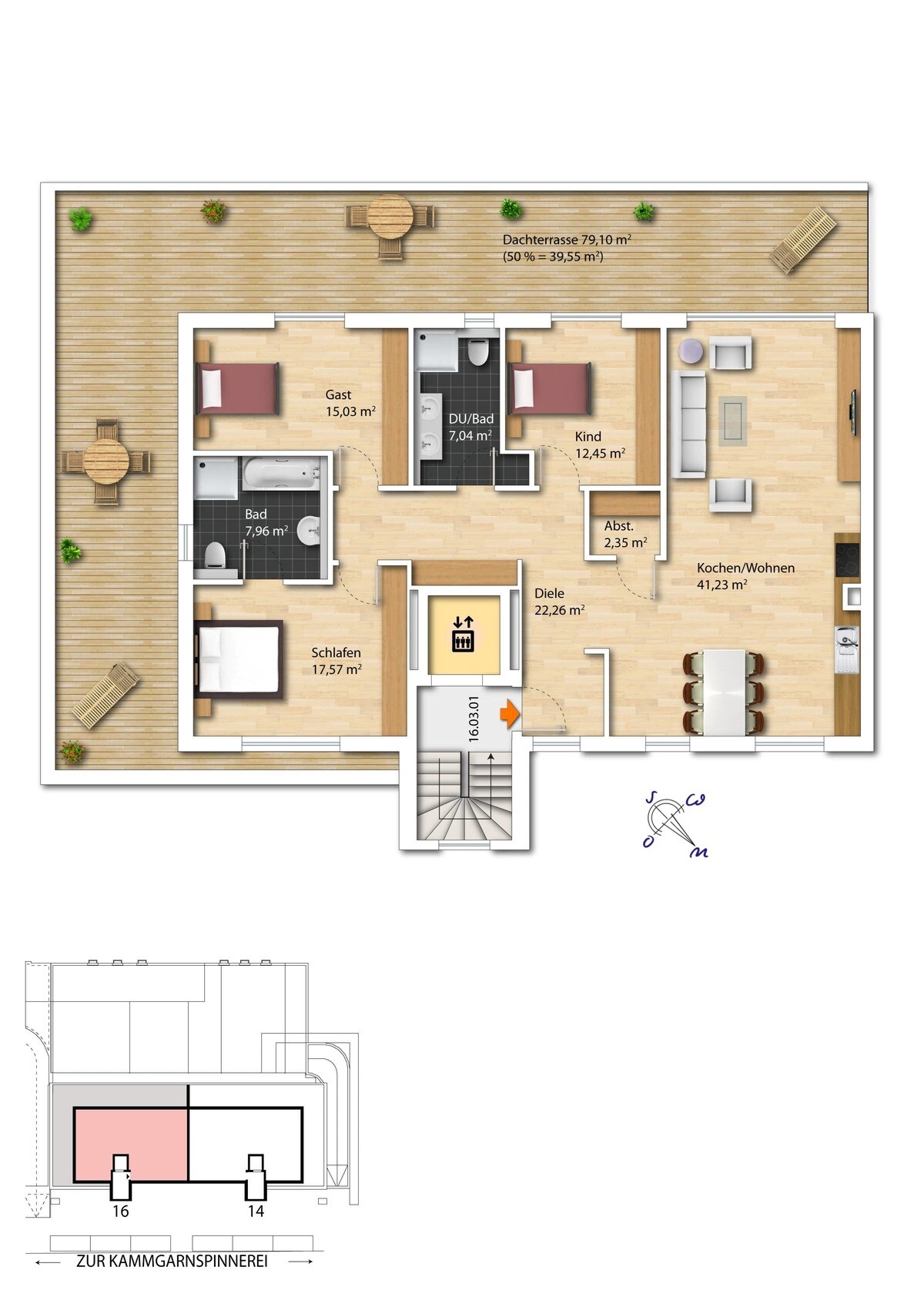 Wohnungsgrundriss
