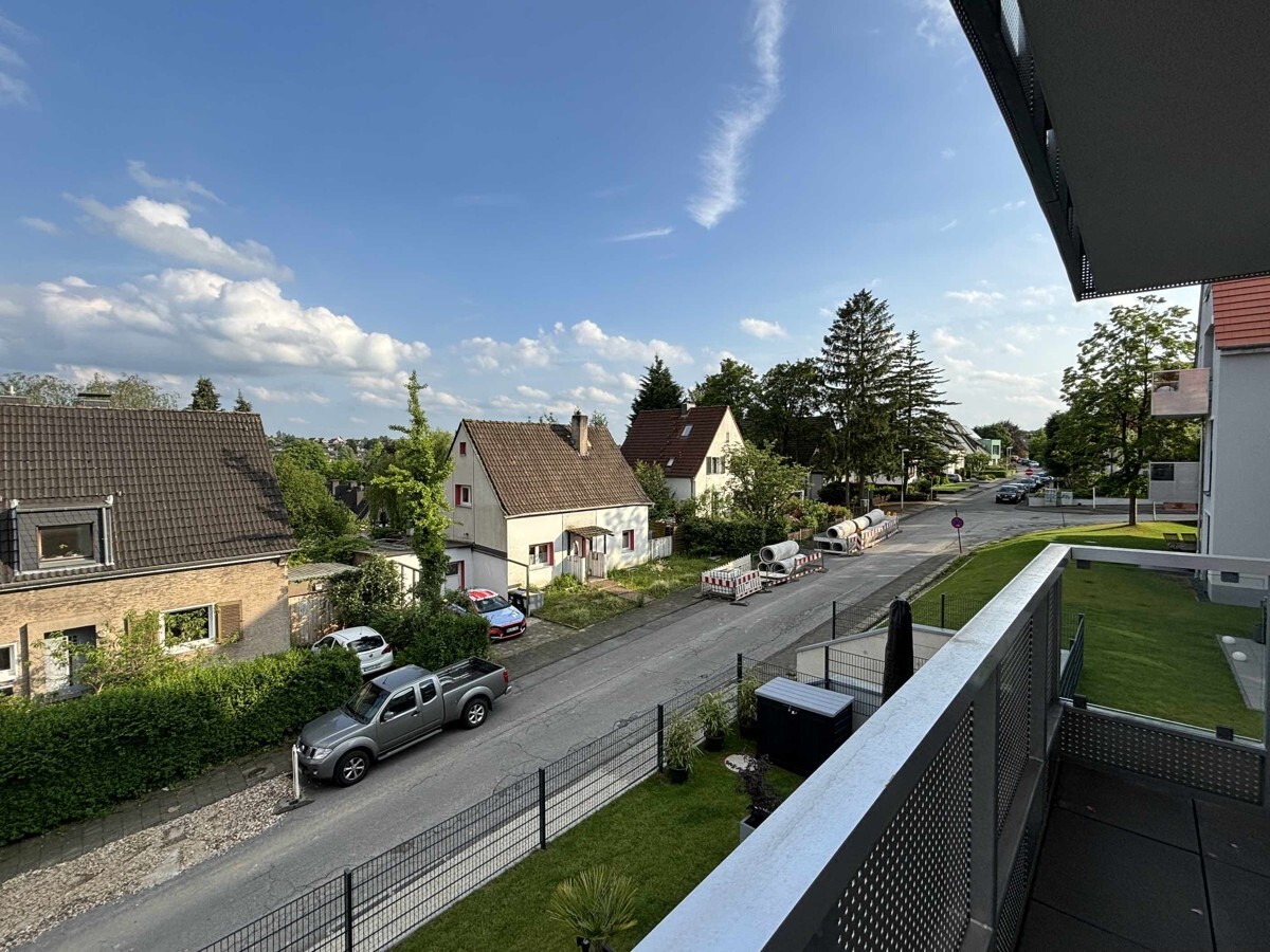 Blick vom Balkon