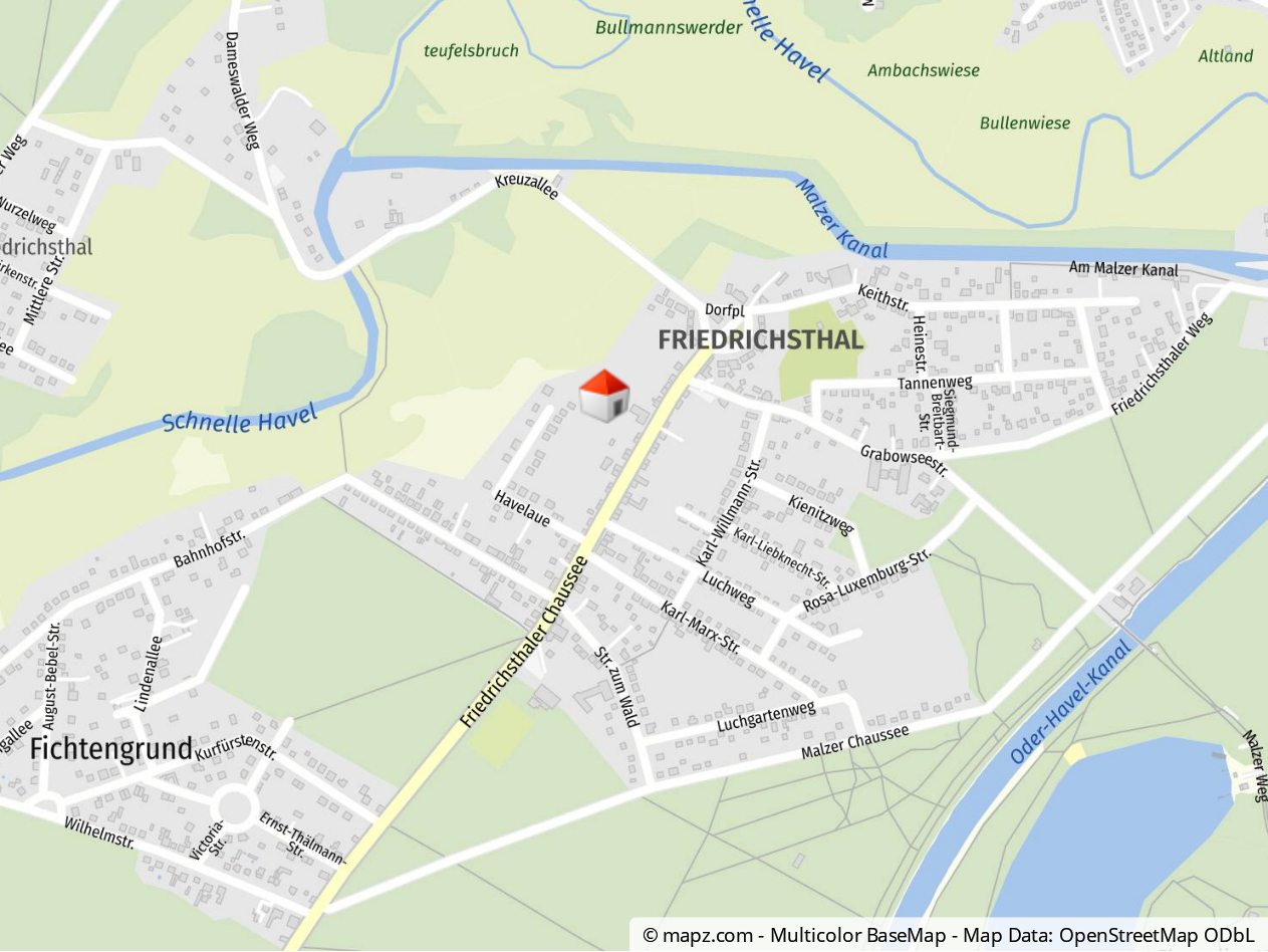 Geolyzer Kartenausschnitt