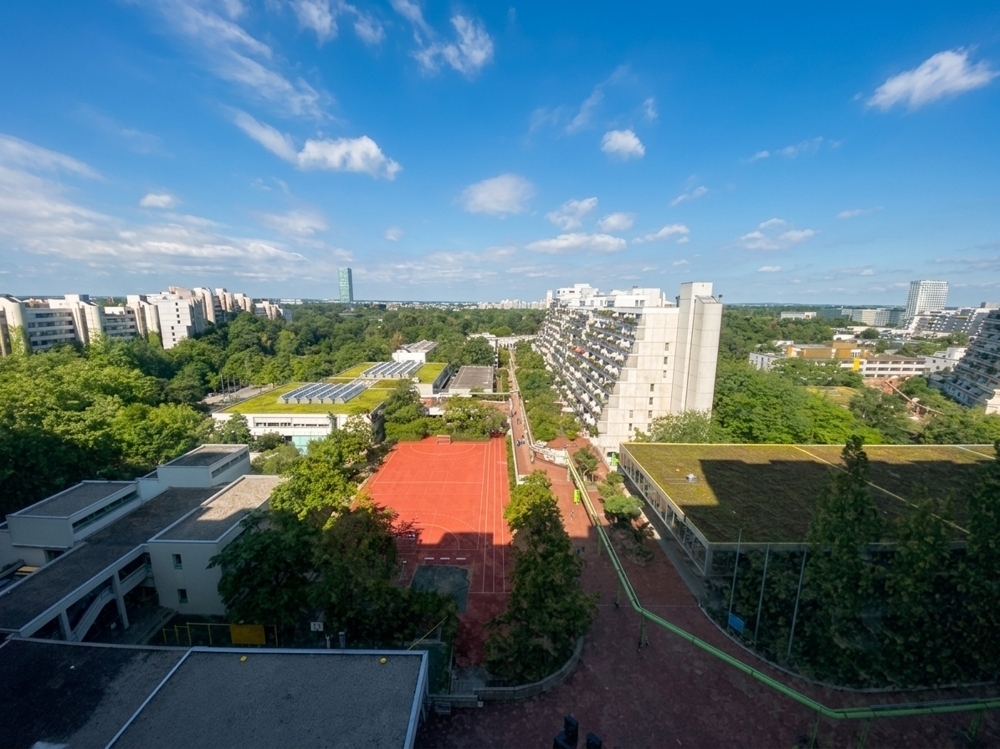 Blick über das Olypische Dorf