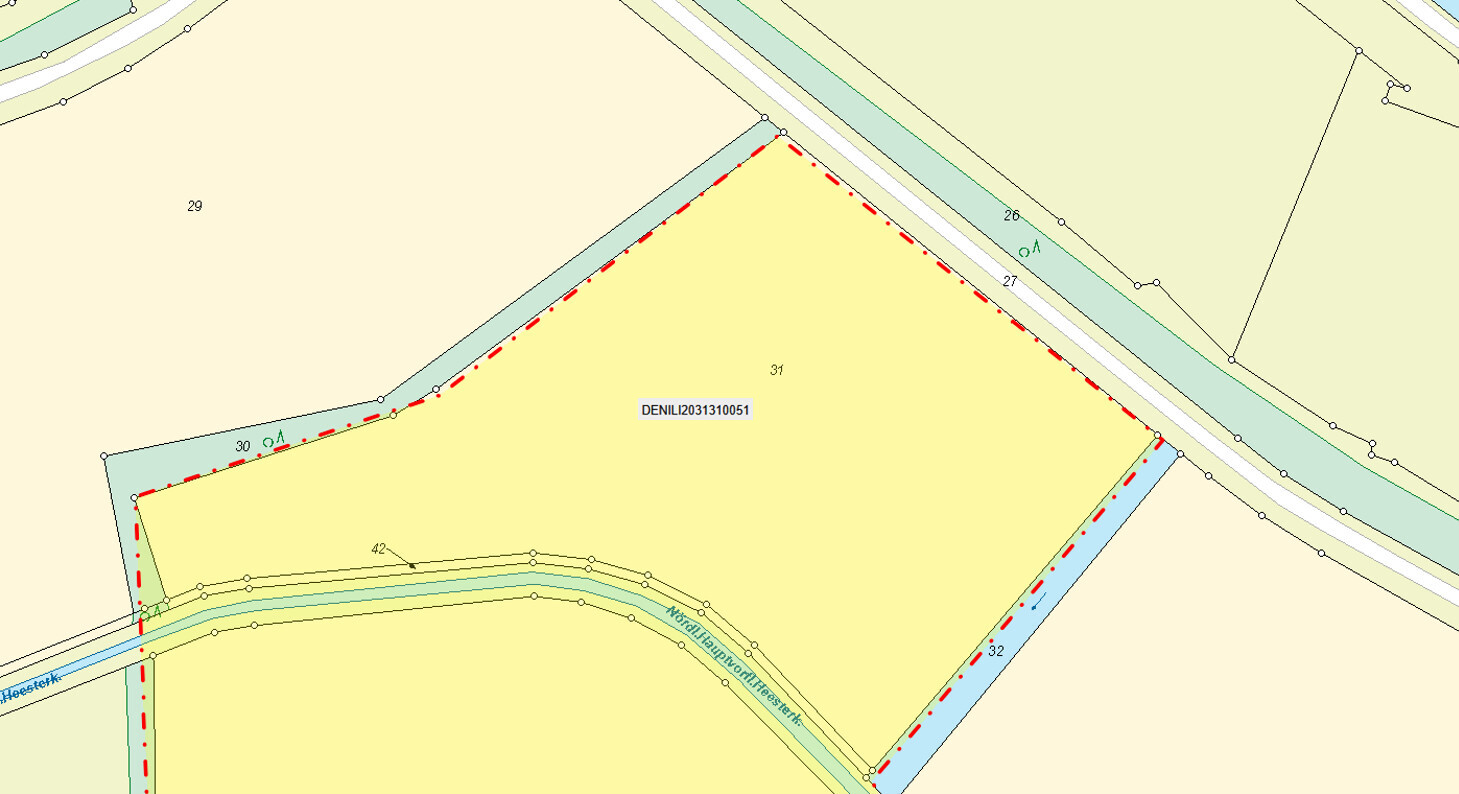 Agrarstatus für das Flurstück 31 der Flur 126