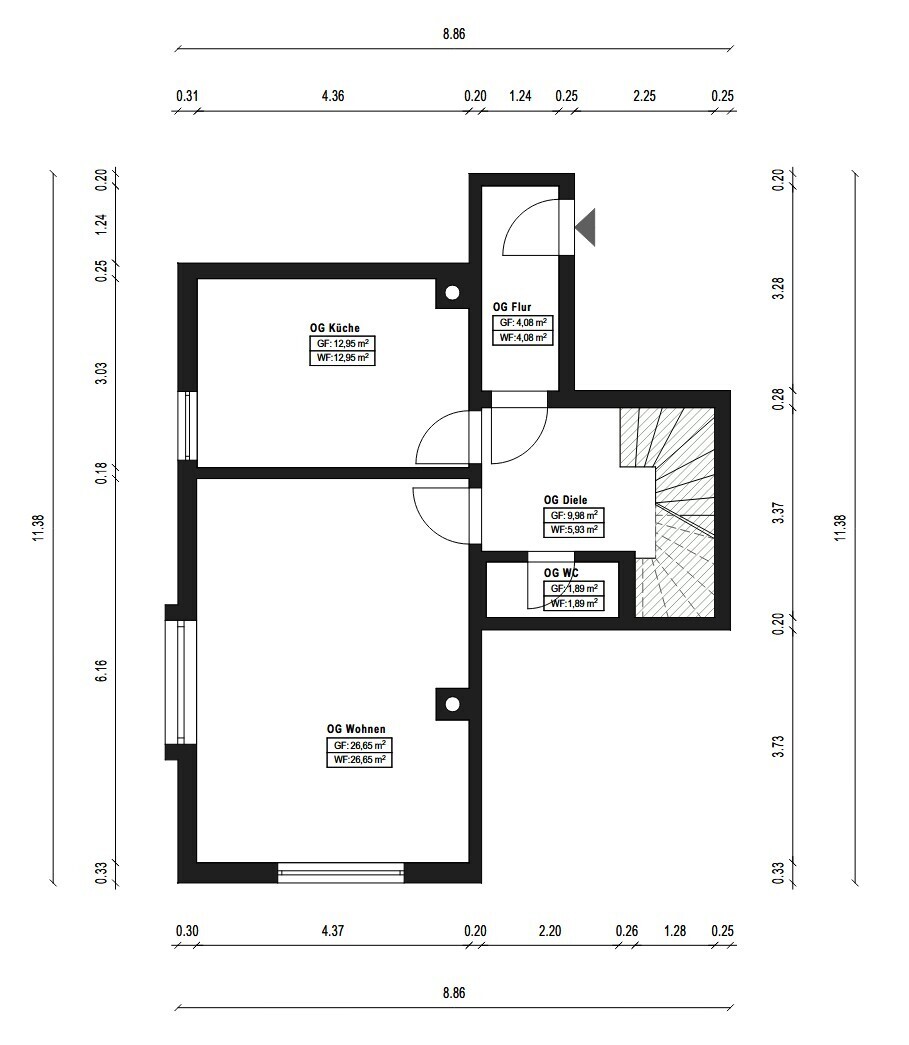 Grundriss 1. OG