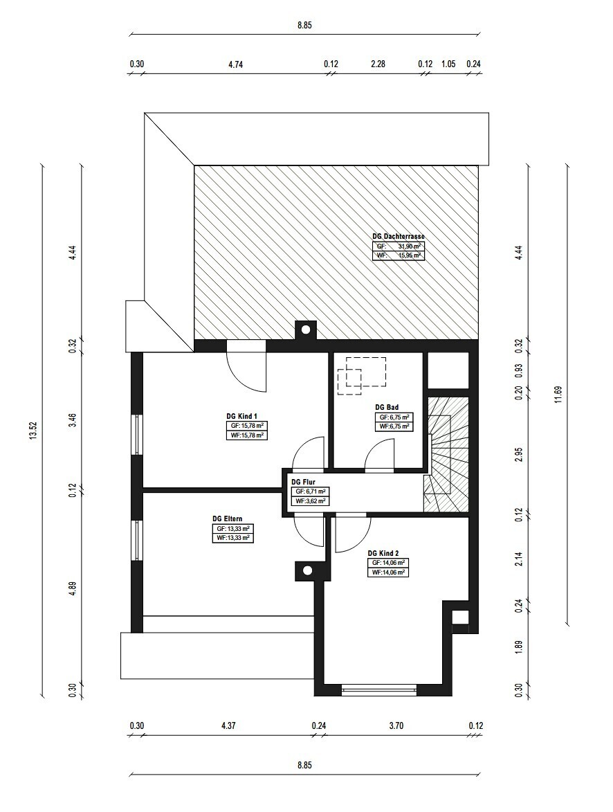Grundriss DG
