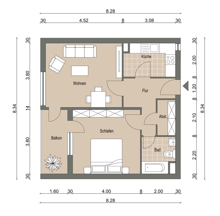 Grundriss 4. OG