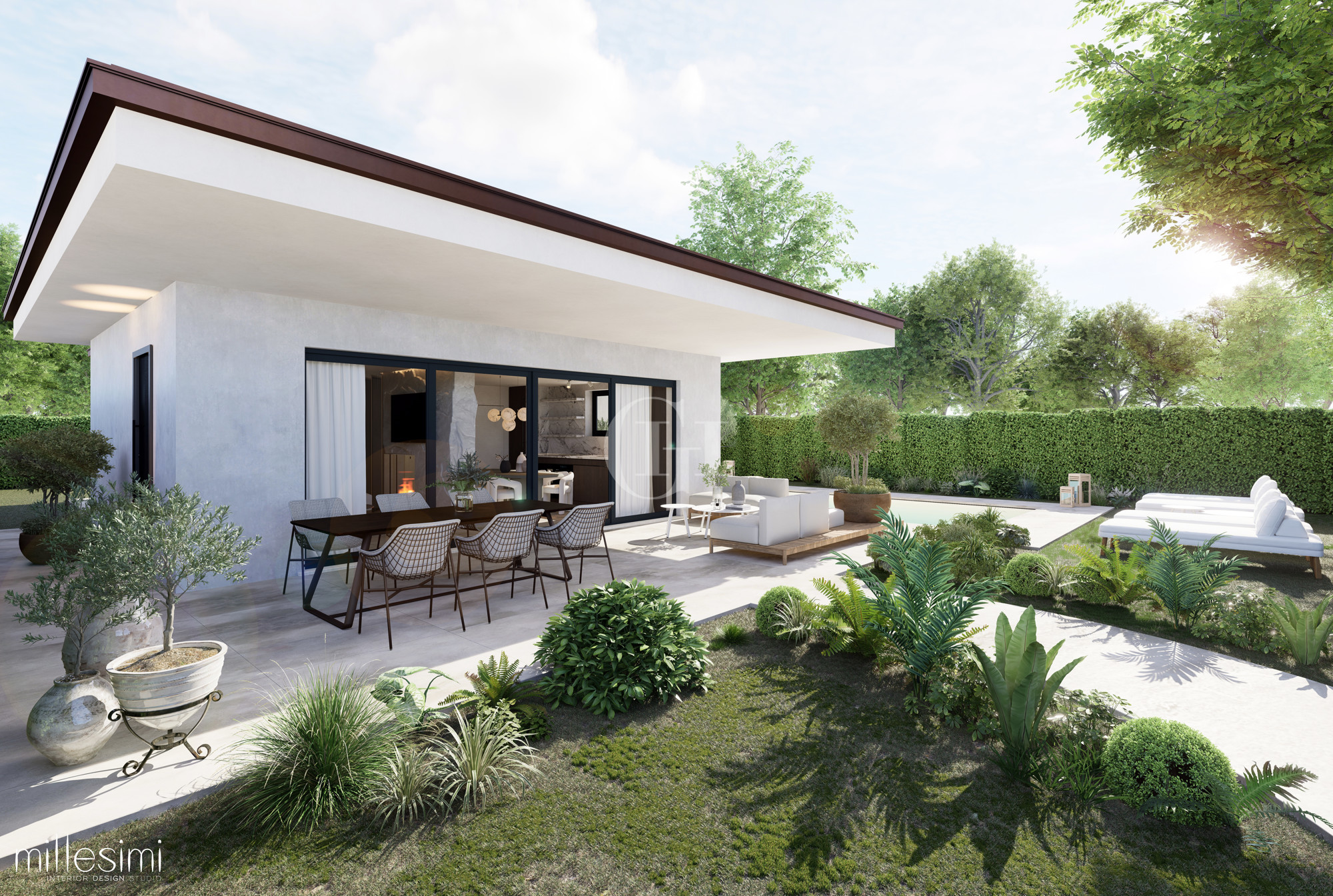 Il Futuro dell'Eleganza: Villa Moderna con Piscina