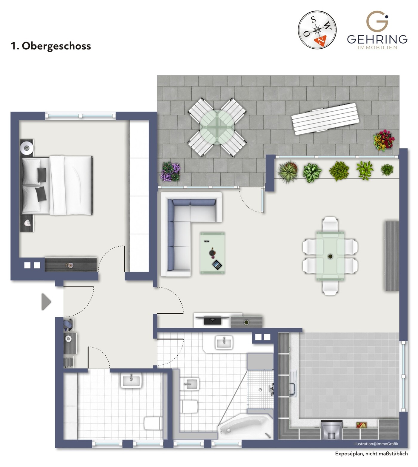 Grundriss 1.Obergeschoss