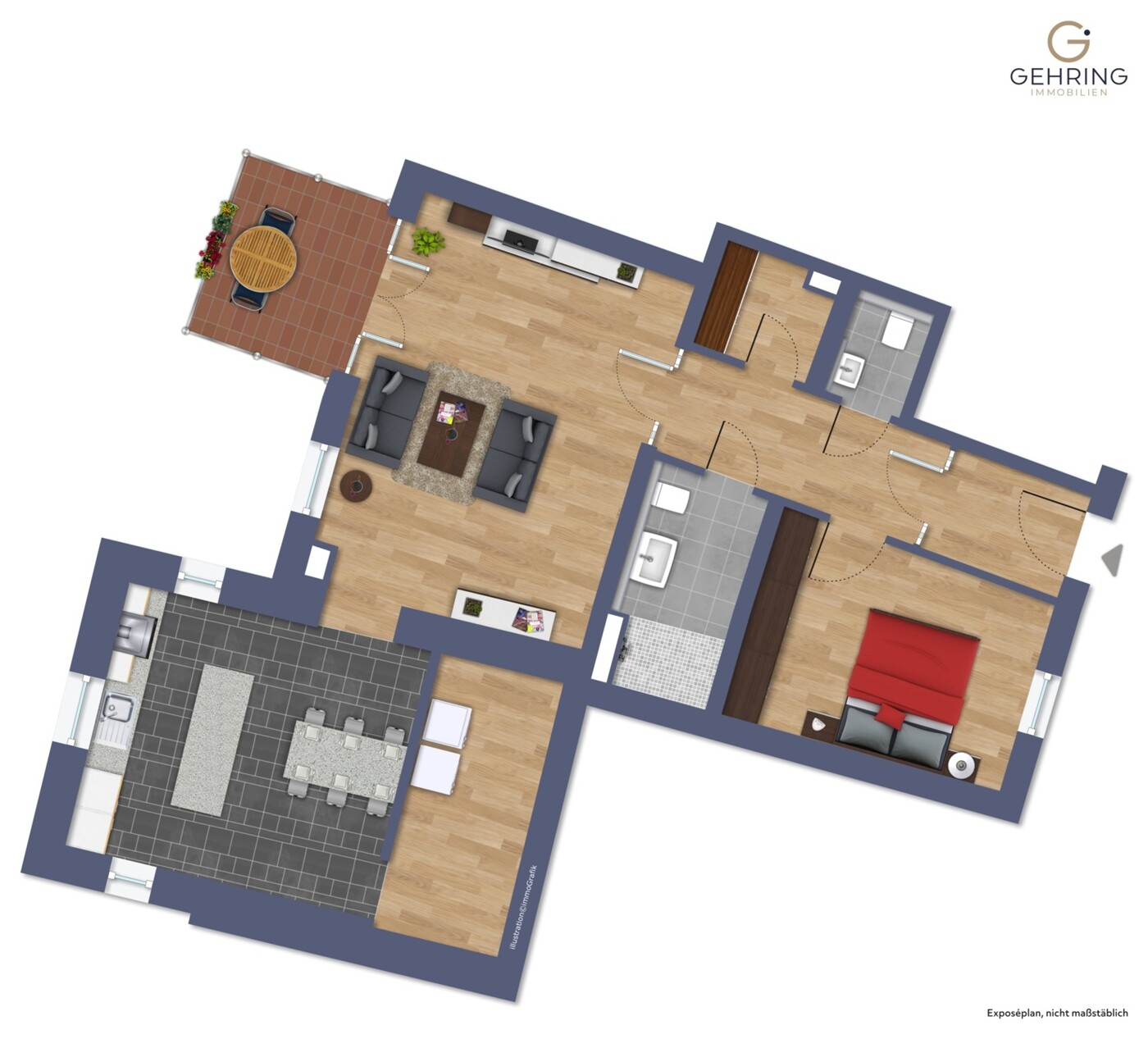 Grundriss Wohnung Nr. 5