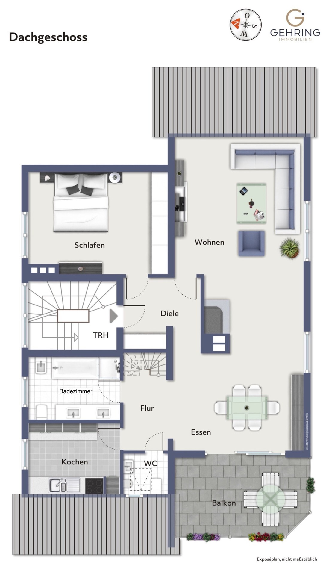 Grundriss Dachgeschoss