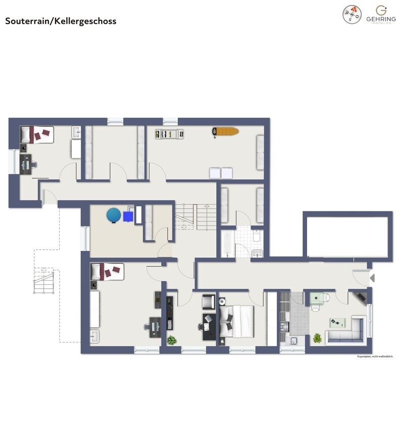 Grundriss, Souterrain