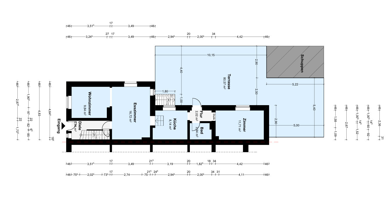 Grundriss Erdgeschoss