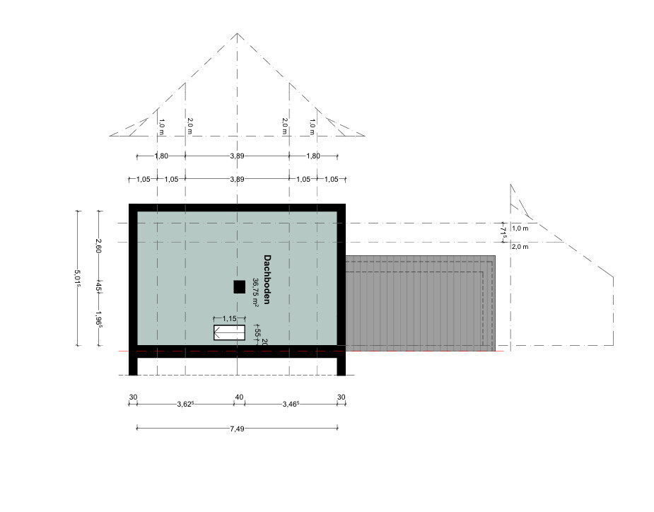 Grundriss Dachgeschoss
