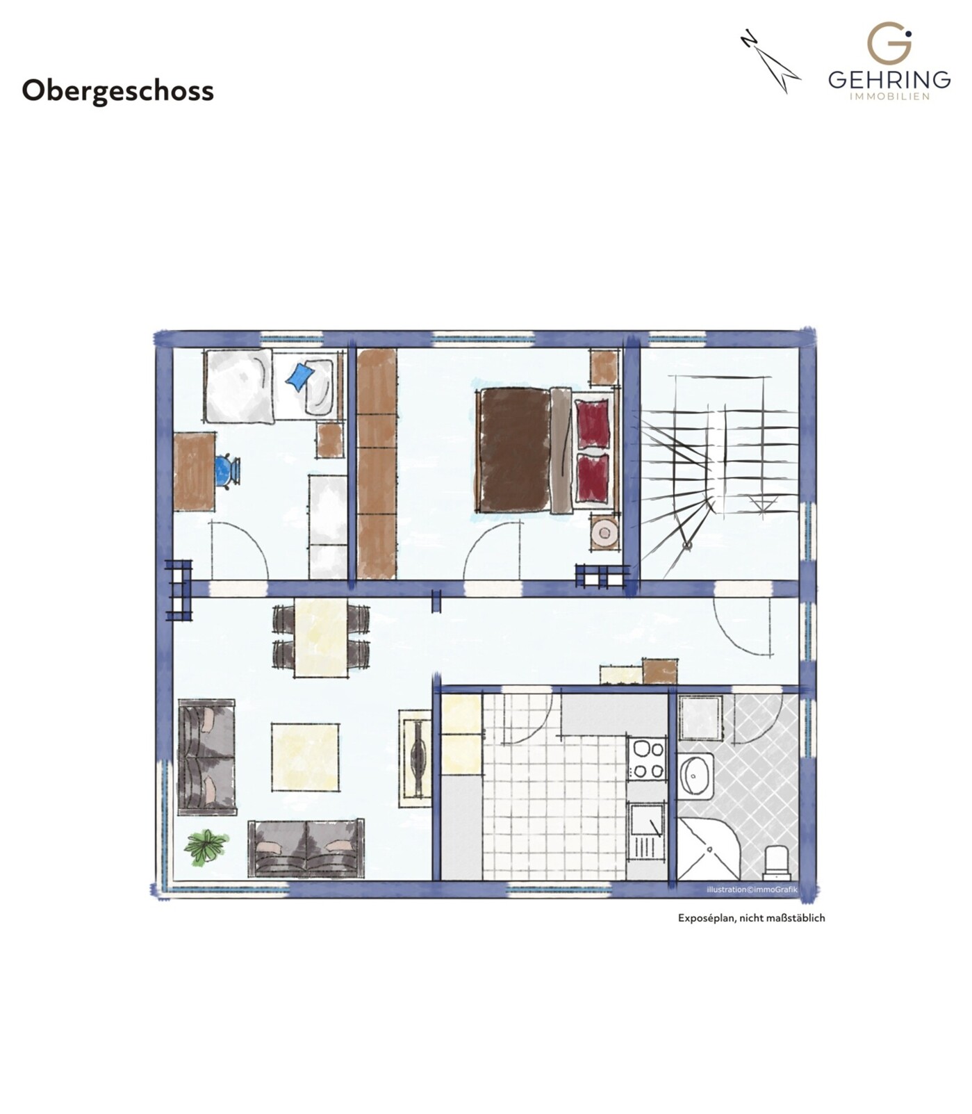 Grundriss Obergeschoss