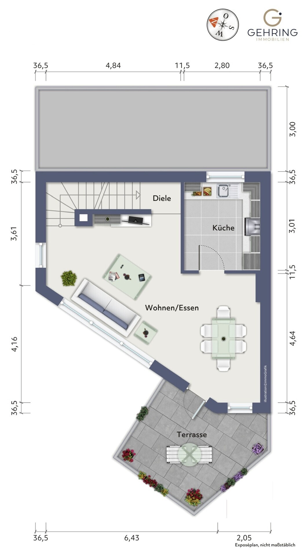 Grundriss Obergeschoss