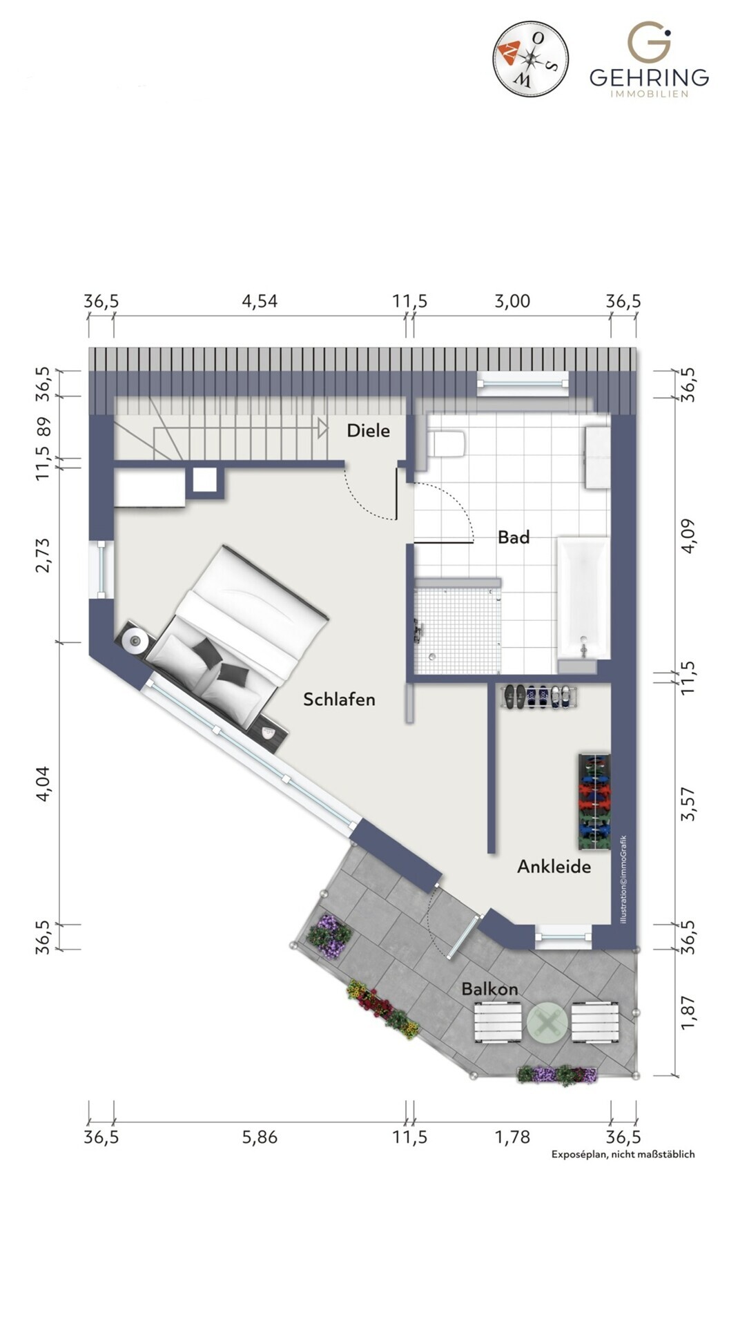 Grundriss Dachgeschoss